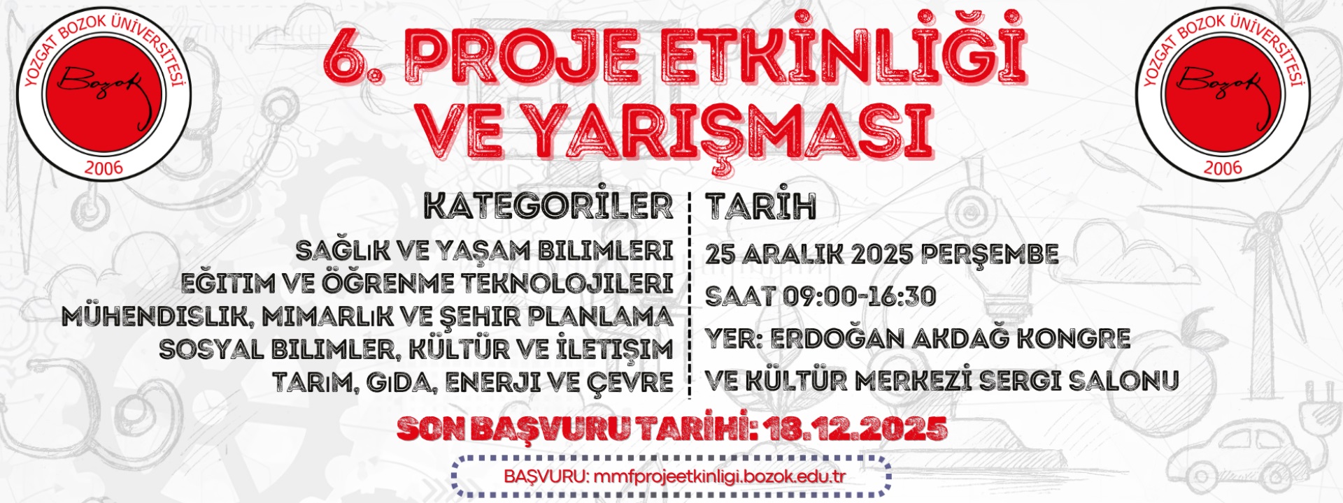 6. Proje Etkinliği Davetiye